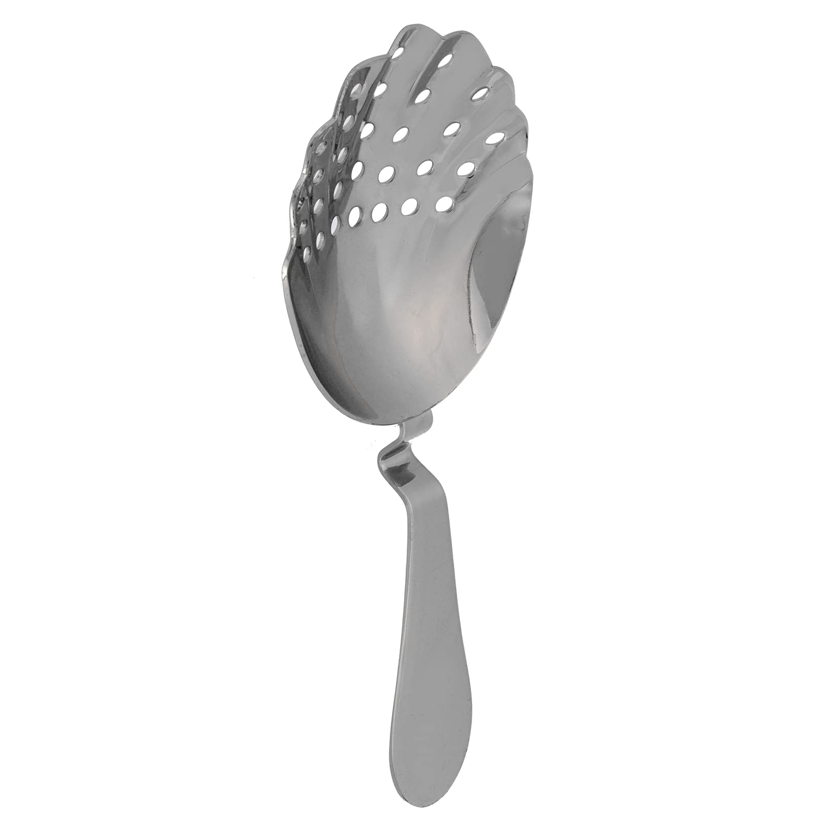 JTLB 304 Stainless Steel Ice Strainer for Professional Cocktail Making and Bartending, Ideal Accessory for Ice Drinks Filtering (Black)