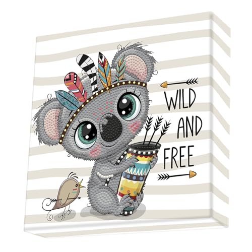 DIAMOND DOTZ Wild & Free Dotz Box Animal Diamond Painting Kits for Adults - Diamond Art Kits a Relaxing Creative Craft Kit with Dotz Gems 8.7