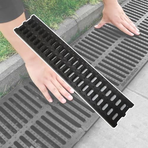 Grille de drainage à canal étroit pour éliminer les flaques de cour