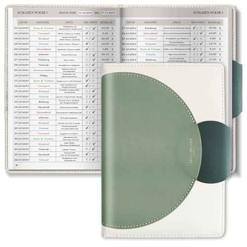 BIROYAL Budget Planner Deutsch 12-Monats-Finanzplaner mit Budgetplanung Finanz-Check & Reflexionsteil Budgetplaner für gesunde Konsumgewohnheiten und stabile Geldmentalität
