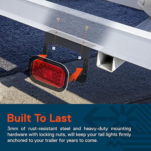 ONLINE LED STORE TRUE MODS 5" Tail Light Mounting Bracket L-Shaped Steel by ONLINE LED STORE - Used condition - Image 2