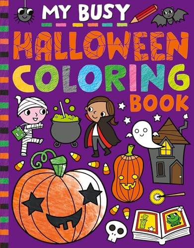 My Busy Halloween Coloring Book (My Busy Coloring)