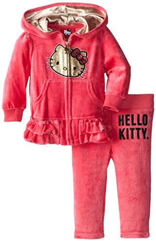 Hello Kitty Baby Girls' Velour Active Track Set
