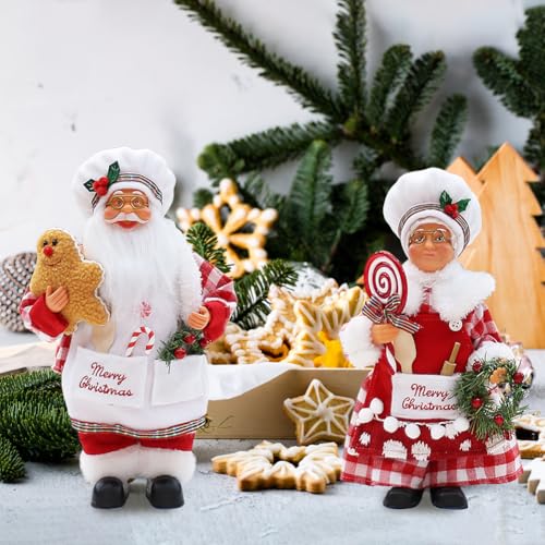 Ornement poupée figurine de Père Noël réaliste iSpchen - 6