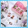 Yaomiao 50 Sets 2 x 3 Inch Acrylic Photo Frame Keychain Holder Photo Picture Insert Blank Swivel Snap Hooks Holder with Key Rings for DIY Craft #4