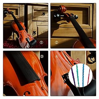 SAVITA 4 Ensembles Universel de Cordes De Violon 4/4 Corde Argentée Classique (GDAE) Noyau en Acier avec Rotule Nickelée… - Les Beatles, Paul McCartney, John Lennon, RIngo Starr, George Harrison SAVITA 4 Ensembles Universel de Cordes De Violon 4/4 Corde Argentée Classique (GDAE) Noyau en Acier avec Rotule Nickelée… – Image 4