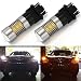 ENDPAGE 3157 3155 3457 4157 White/Amber Switchback LED Bulb, 2-pack, Super Bright, 62-SMD with Projector Lens, Xenon White for Daytime Running Light/Parking Light, Yellow for Turn Signal Blinkers
