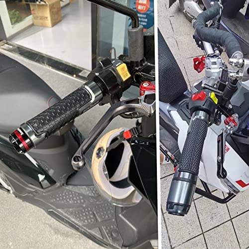 Accesorios de manillar para Honda CB500X 2016-2022 con empuñaduras de aluminio plata 4