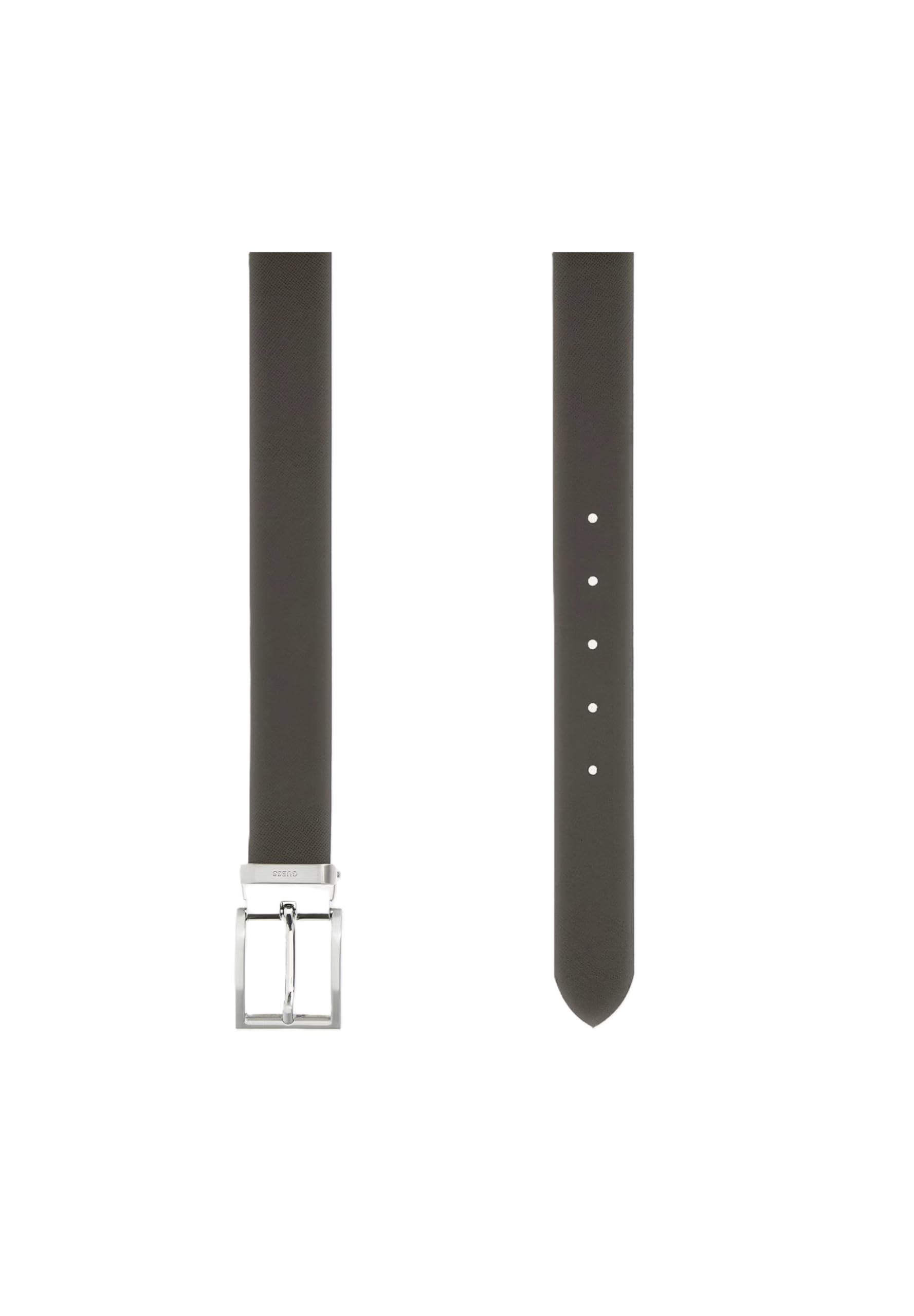 GUESS Gürtel Milano Adjustable & Reversible Belt H35 W115 Beige Brown braun kürzbar