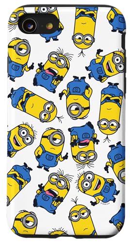 Minions Different Emotions Minions Pattern Logo Coque pour iPhone SE (2020) / 7 / 8