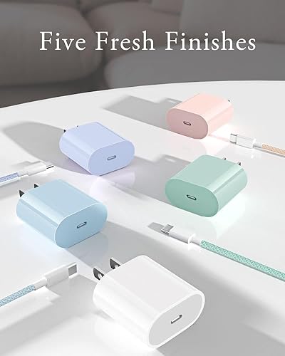 Miniatura 7 de Cargador rápido USB C de 20 W para iPad Pro de 1312.911 pulgadas, iPad Air de 1311 pulgadas 654 generación, iPad 10 generación, iPad mini 6, bloque