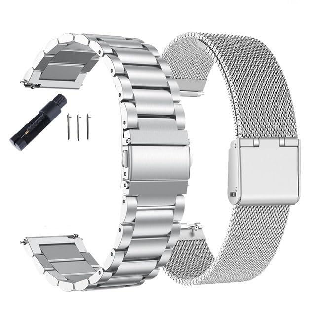 Bracelet de montre en acier inoxydable à dégagement rapide de 18mm à 24mm