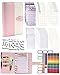 Produktbild A6 Binder Budget Planner Notizbuch - 90pcs Leder Ringbuchordner Set, 6 Löcher Loseblatt Notebook Ordner Geld Sparen Mappe mit Budgetkarte/Kalender Karte/PVC Tasche/Refill Paper/Etikettenaufklebern