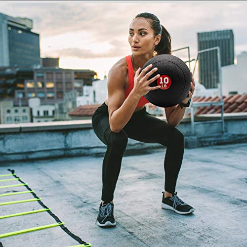GOOGIC 10lb Basic Slam Ball Medicine Ball, Ideal for Cross Training, Core Exercises Plyometric and Cardio Workouts