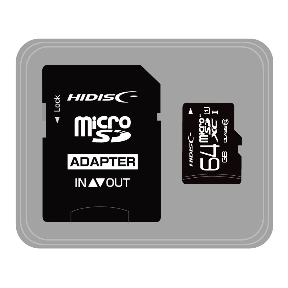 3108　こちらは専用です microSDXCカード64GB Class10 ケース・変換アダプター付