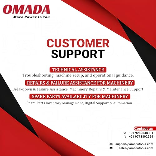 Image of OMADA Corded Electric String Trimmer /Grass Trimmer with 5m Cable Length 380W 12000RPM, Lightweight Brush Cutter Tool 25cm Cutting Width I TOP Customer Service