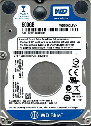 Western Digital WD5000BPKT-00PK4T0 500GB DCM: HHCTJHB [並行輸入品] Western Digital WD5000BPKT-00PK4T0 500GB DCM: HHCTJHB [並行
