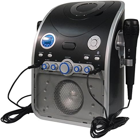 Sistema Karaoke Easy EKS828-BT - 90W, Luci LED, 2 Microfoni - Bluetooth E CD Per Feste - Foto 13