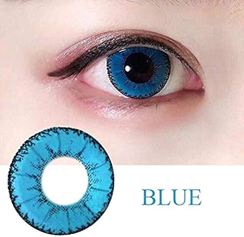 blue contact lenses
