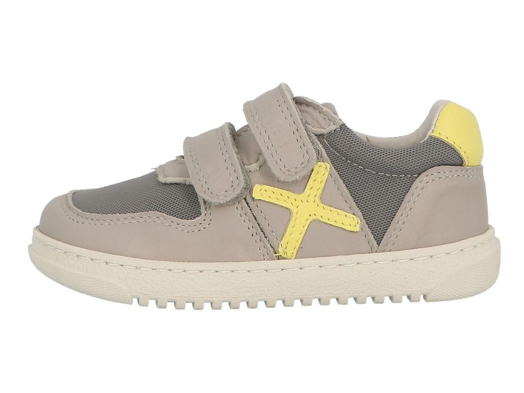 Lurchi 95L4003003 Sneaker, Grey-Yellow, 11 UK Child