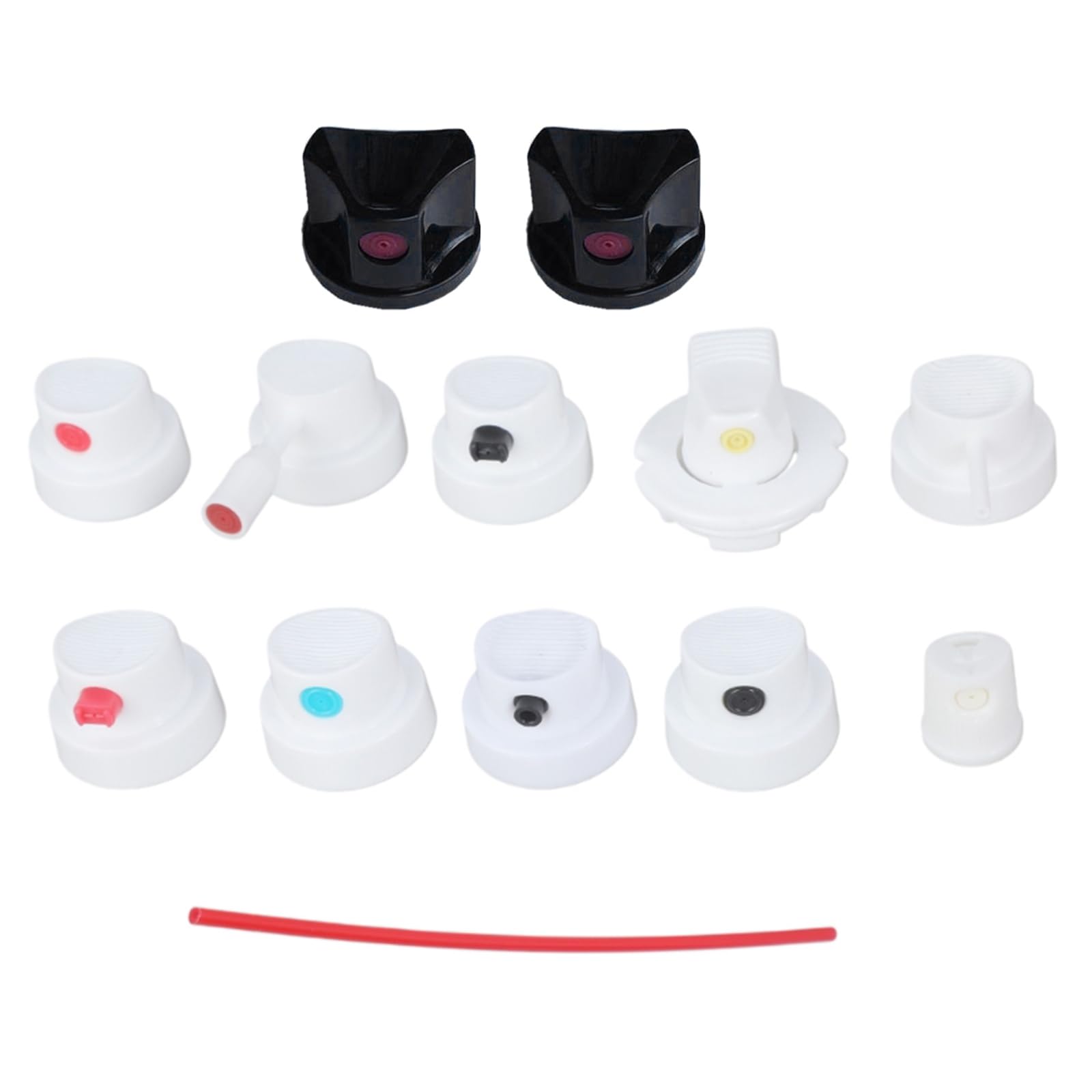 12 Versatile Sprinkle Can Attachments Set for Coverage & Smooth Paint Application on Multiple Surfaces Internal Thread Sprinkle Nozzles