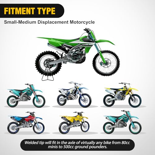 Image of Nilight Dirt Bike Triangle Stand T-Shaped Motorcycle Support | Rear Wheel Paddock Stand for 80-500cc Supermoto Motocross Enduro Pit Bike