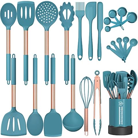 Fungun 24-Piece Silicone Utensil Set Cover