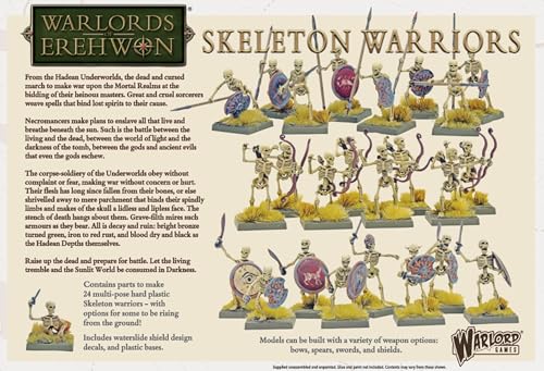 Warlord Games 28mm Plastic Undead Skeleton Warriors - Fantasy Wargaming/Tabletop Miniatures by Warlord Games - Image 7