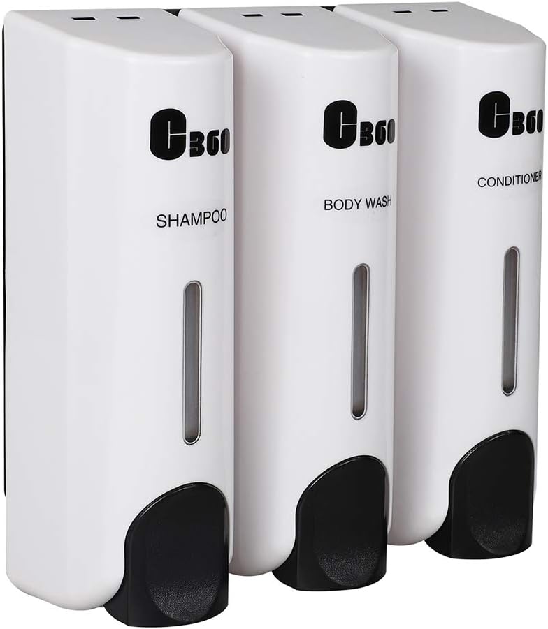 Carry360 3Chamber Shower Dispenser Bathroom Wall Mounted
