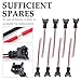 8PCS Fuel Injector Connector,Fuel Injector Wiring Harness Compatible with Any RC, Bosch EV1 Fuel Injector,Universal Fuel Injector Harness Car Accessories with Waterproof Shell
