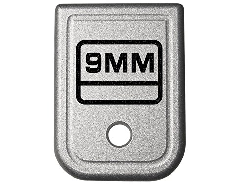 Magazine Base Plate for Glock 9MM .40 Gen 1-5 Silver NDZ 9mm G Logo