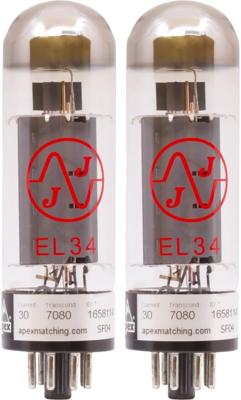 EL34, JJ Electronics, Apex Performance Tested