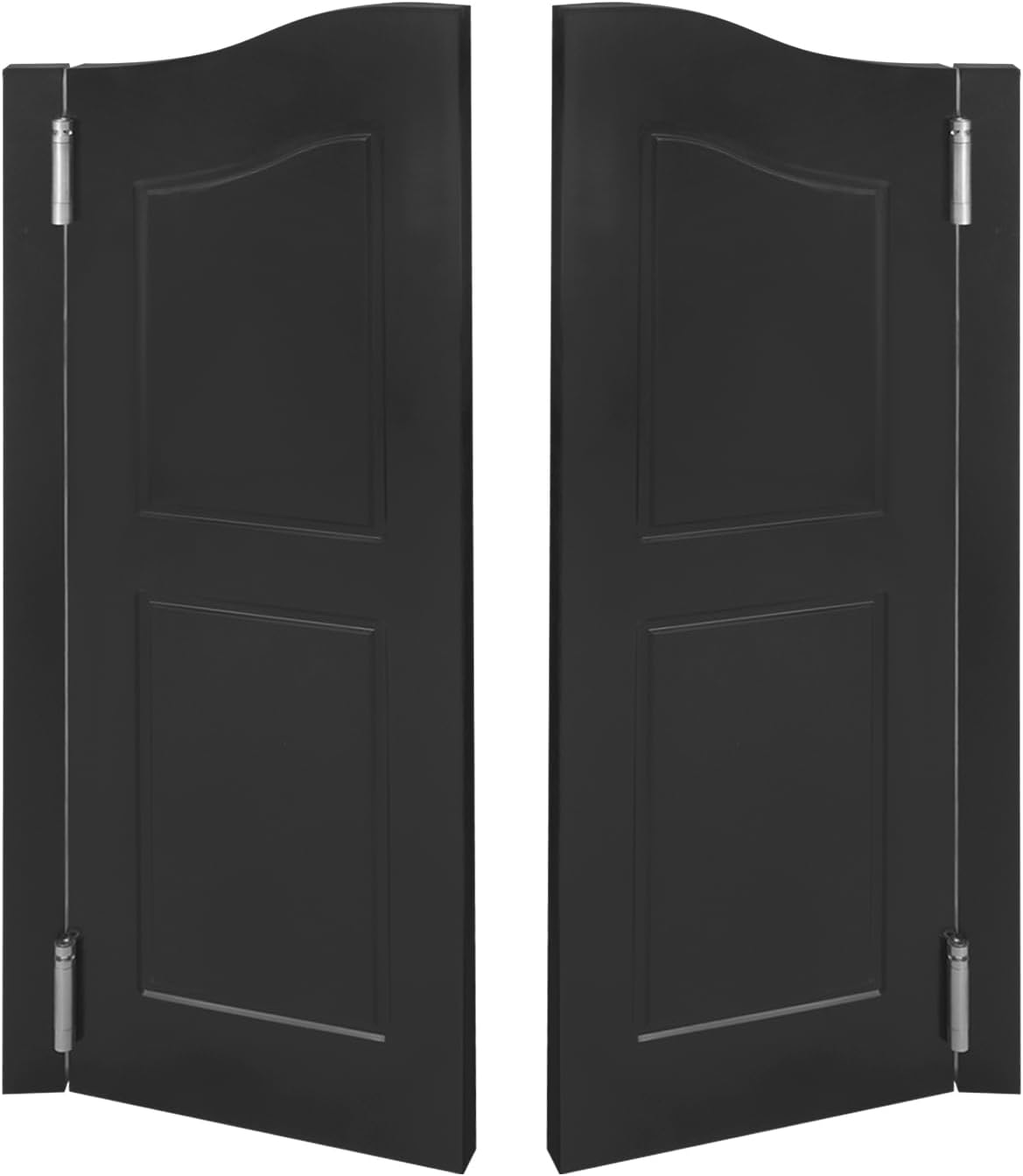 Swinging Door 30" W x 42" H Wooden Double Half Saloon Doors with Hinges Interior Partition Door Auto Close Premade Cafe Swinging Doors for Kitchen Bar Hallway Porch Entrance