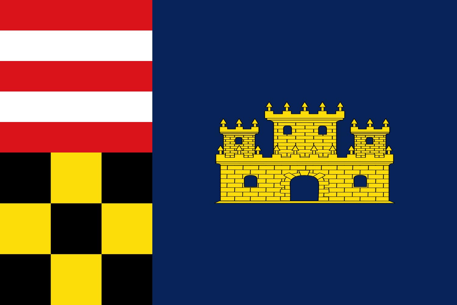 Drapeau Rocafort de Queralt apaïsada résistant aux intempéries et vent