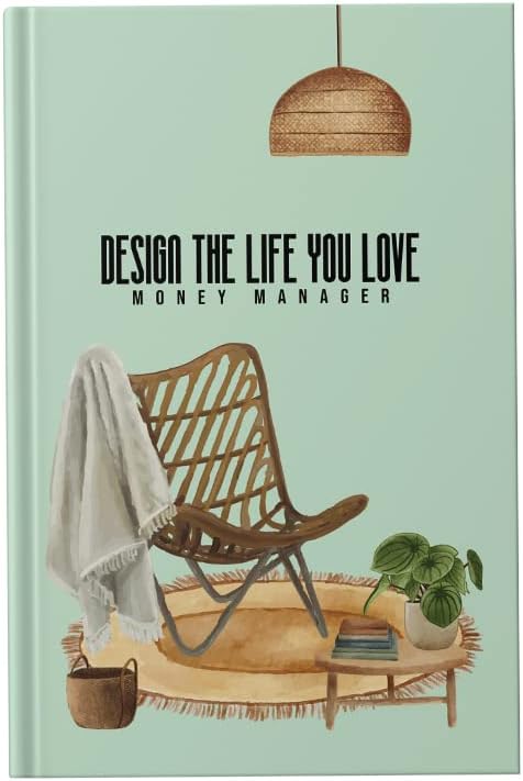 Design The Life You Love - Financial Planner | Monthly Financial Planner Organizer|Budget Diary|Expense Tracker Notebook Journal By The June shop