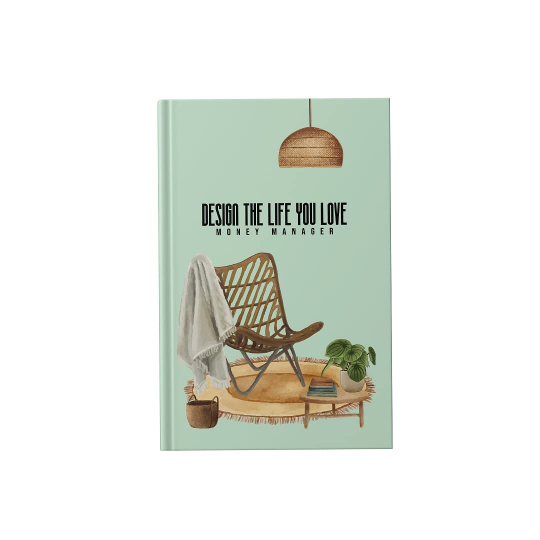 Design The Life You Love - Financial Planner | Monthly Financial Planner Organizer|Budget Diary|Expense Tracker Notebook Journal By The June shop