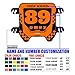 Sur Ron Front Number Plate & Decals, Dirt Bike Plastic Black Plate & Graphics for Sur-Ron Light Bee X/S,Talaria Sting MX3/R MX4 Talaria XXX Super73 MX350 MX650 E-Ride Pro SS/S Segway X260 X160