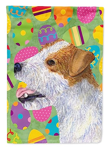 Drapeau Jack Russell Terrier de Pâques multicolore Caroline's Treasures SS4849GF