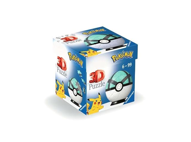 Ravensburger - Puzzle 3d Niños Pokemon Net Ball