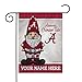 Rico Industries NCAA Alabama Crimson Tide Gnome Spring Personalized Garden Flag