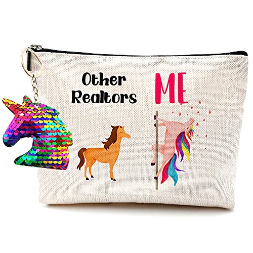 real estate agent supplies Realtor Gifts, Realtor Gifts for Women, Broker Gifts, Real Estate Agent Gifts - Birthday Gifts for Realtor Closing Gifts for Realtor, Best Realtor, Salesperson, New Realtor, Broker-Realtor Makeup Bag