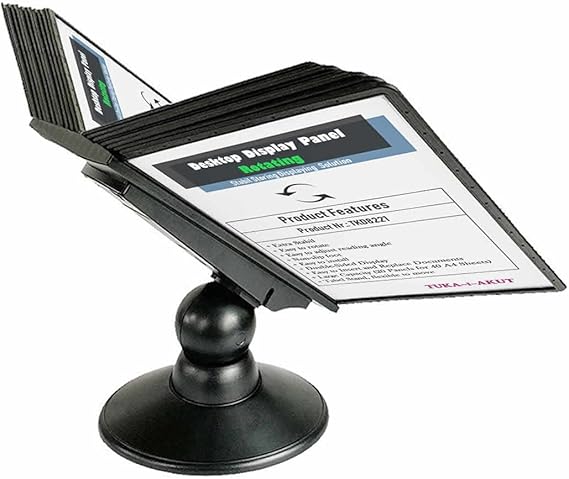 TUKA-i-AKUT 6x A5 Présentoirs De Table, Double Face Porte-Brochures