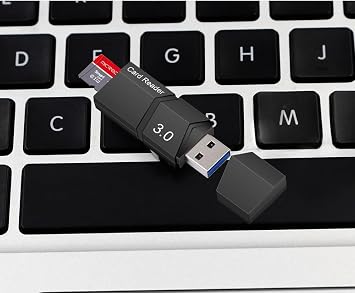 TF Card Reader, USB 3.0 High Speed Card Reader for Computer Phone TF Memory Card External Card Reader