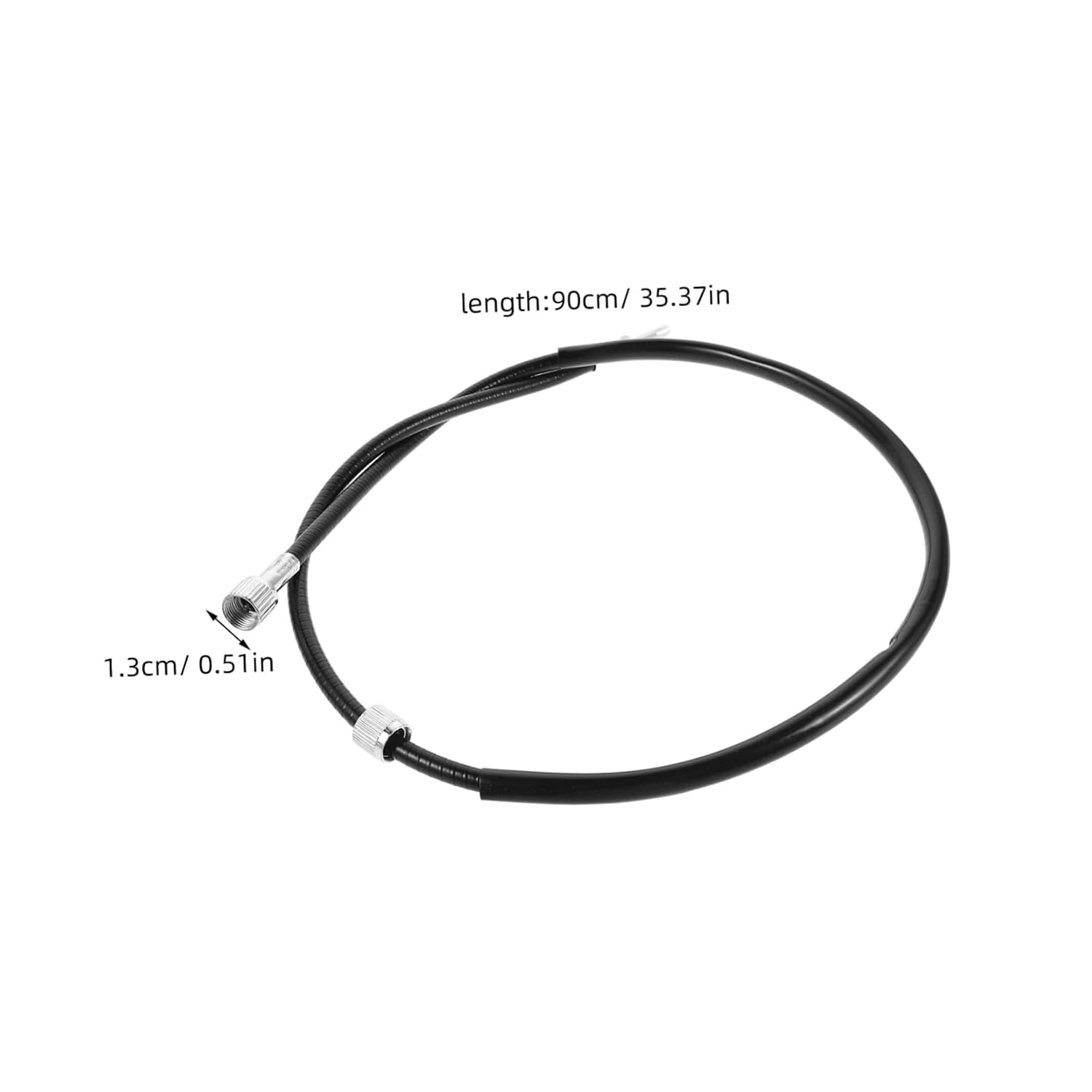 Abaodam Motorcycle Speedometer Cable: Replacement Easy Installation Motor Scooter Accessory Reliable Motorbike Replacement Part Black
