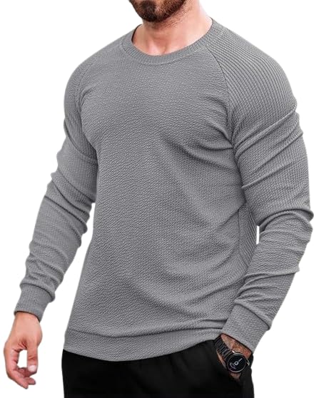 Image of Mens Stripes Full Sleeve Polycotton Tshirt| Comfortable, Lightweight,Breathable, Skin Friendly