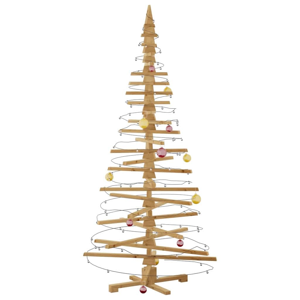 vidaXL Wooden Christmas Tree KOTKA Solid Pine Wood