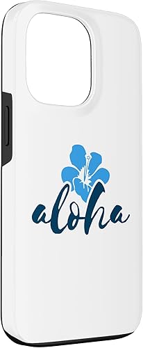 Vista 24 de Funda para iPhone 13 Pro Max Aloha Hawaii Hawaiian Hibiscus Flower