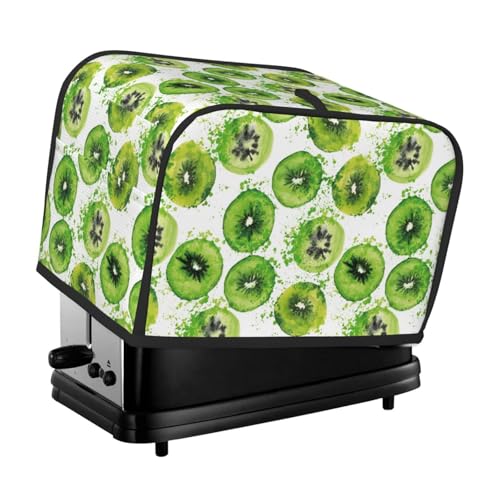 Copertura per tostapane a 2 fette, impermeabile, con tasche, per piccoli elettrodomestici da cucina, protezione dalle impronte digitali, lavabile in lavatrice