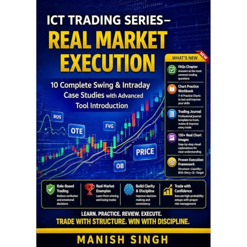 ICT Trading Series &ndash; Real Market Execution (130+ real chart images) Audiobook By MANISH SINGH cover art