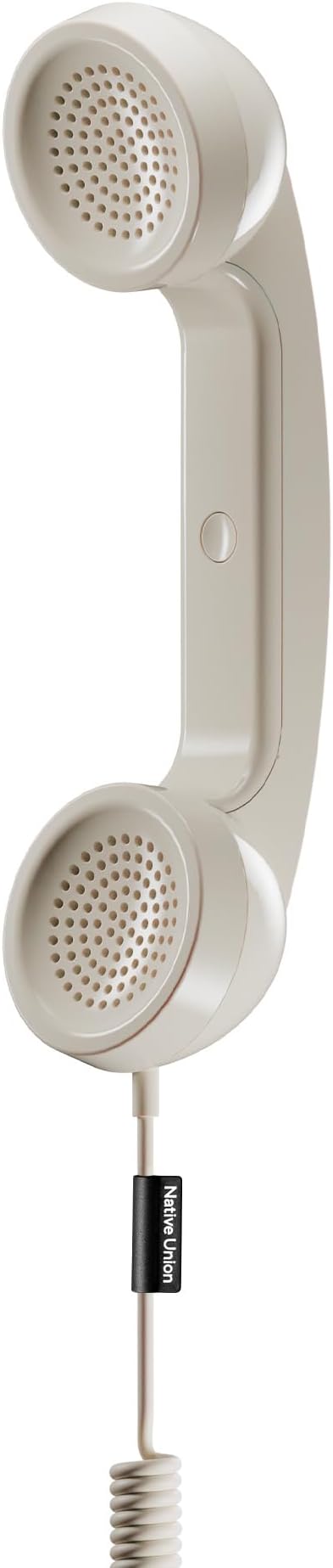 Native Union POP Phone Retro Telephone Handset with Mic & Speaker, USB-C for iPhone, iPad, Laptop, Tablet, Samsung S26, Flip/Fold 8 Hybrid Work, Calls, Video Conferences, Meetings (Sandstone)